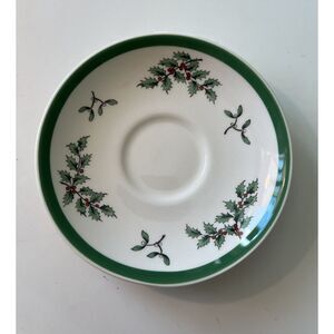 1 Spode Christmas Tree Holiday Design Replacement Teacup Saucer SS3324-A6